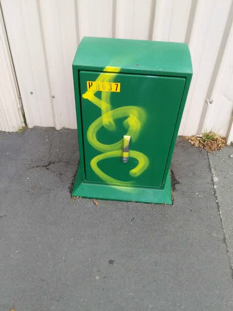 Graffiti, a report photo