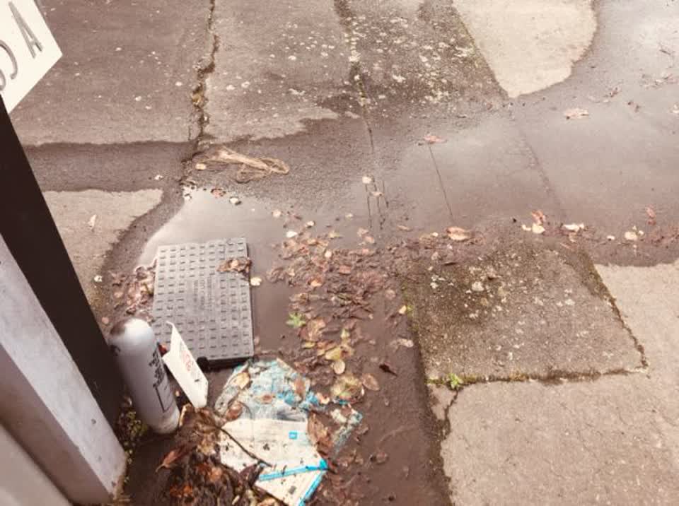 The photograph attached to this water supply report