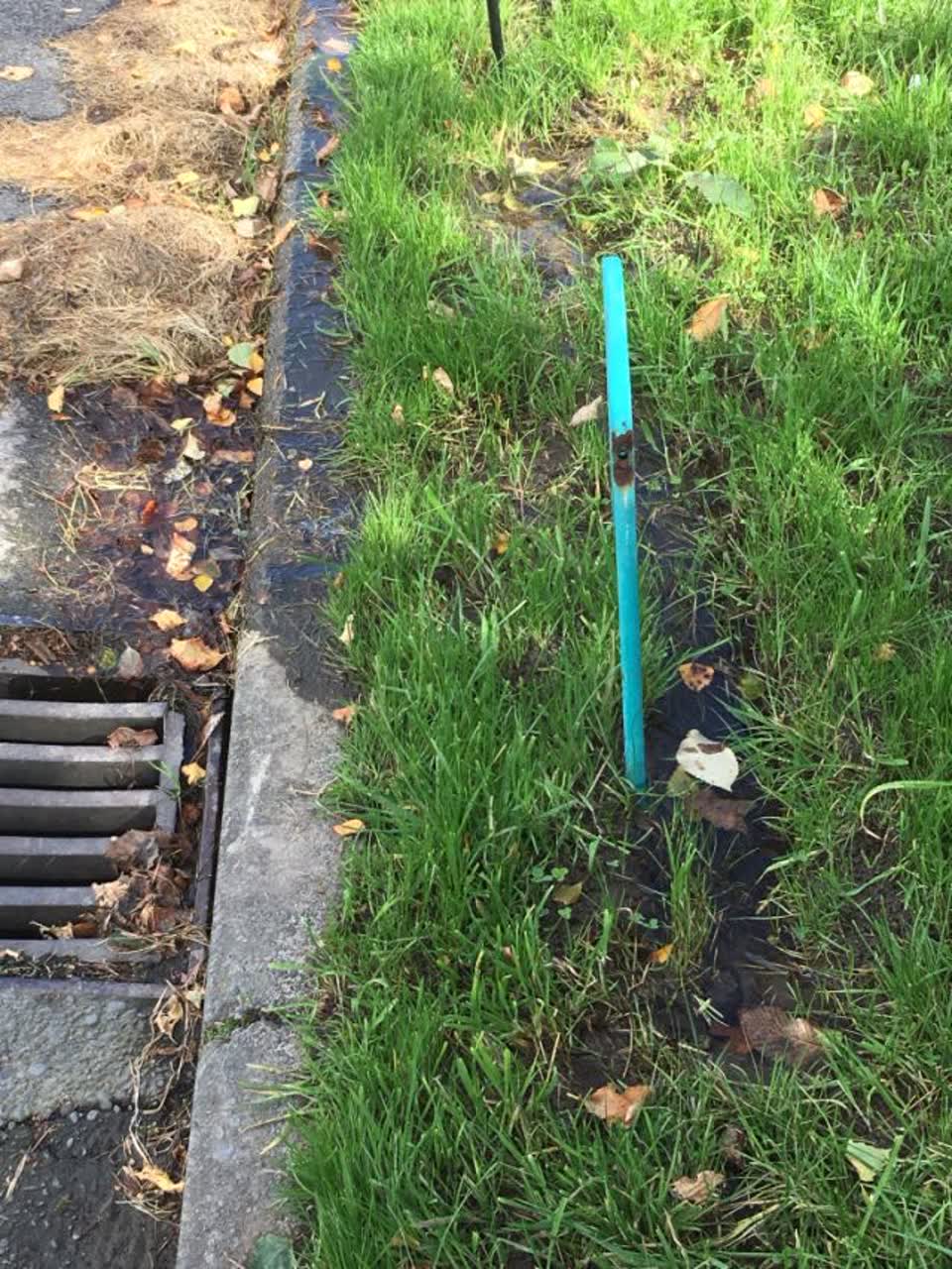 The photograph attached to this water supply report