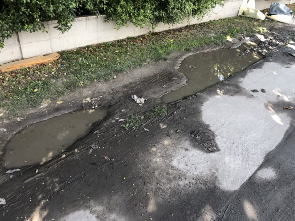The photograph attached to this water supply report