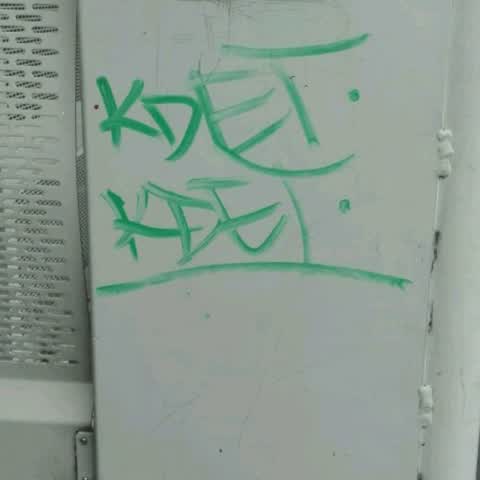Graffiti, a report photo