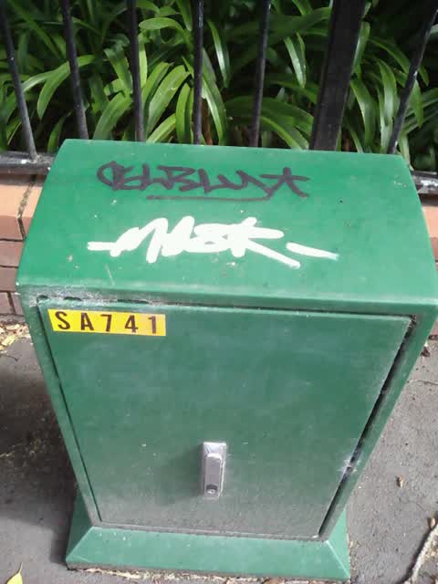 Graffiti, a report photo