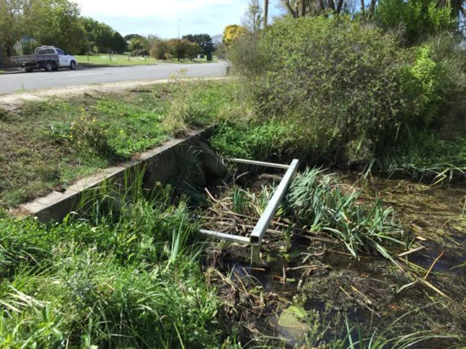 The photograph attached to this wastewater/stormwater report