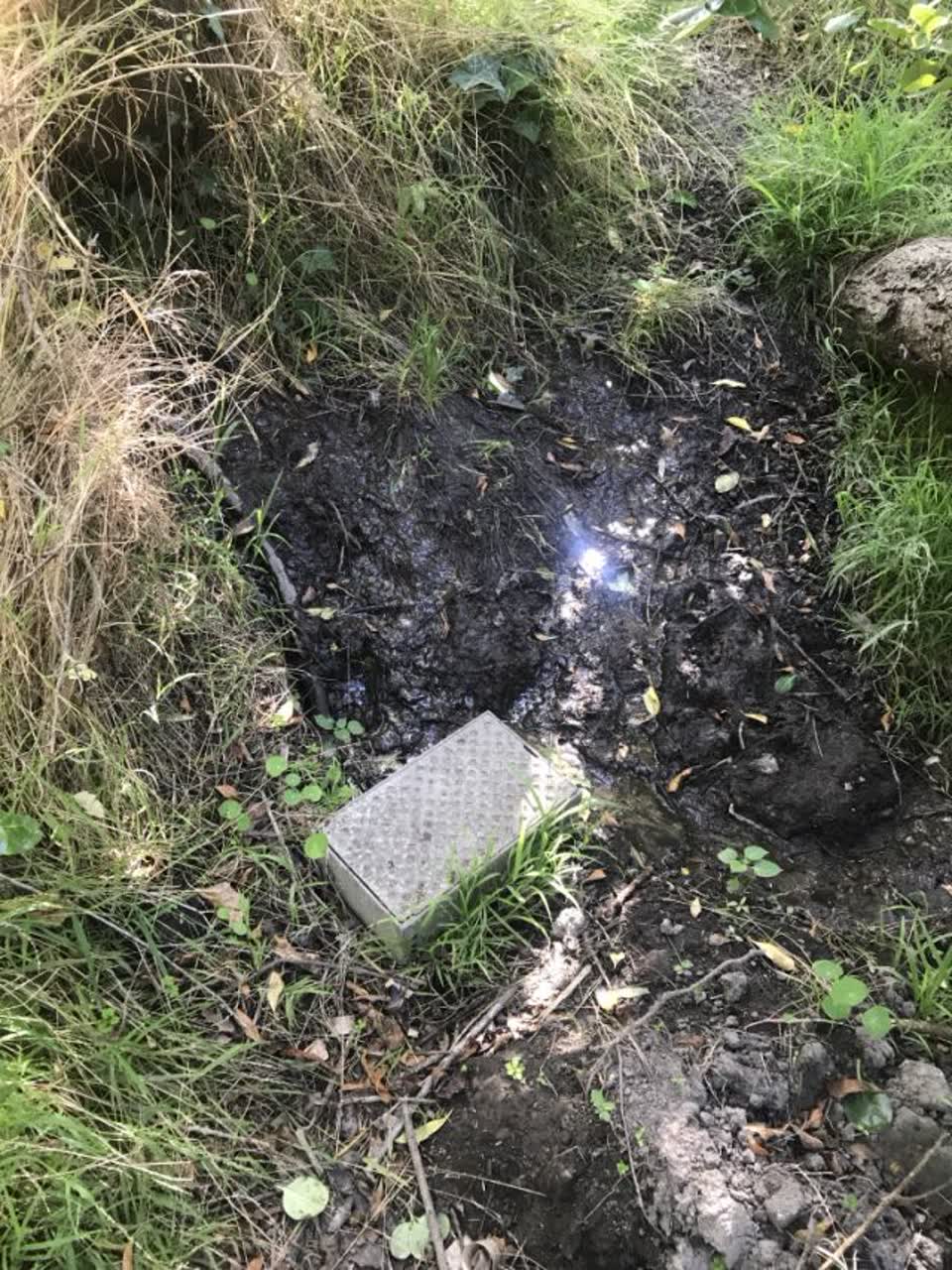 The photograph attached to this water supply report