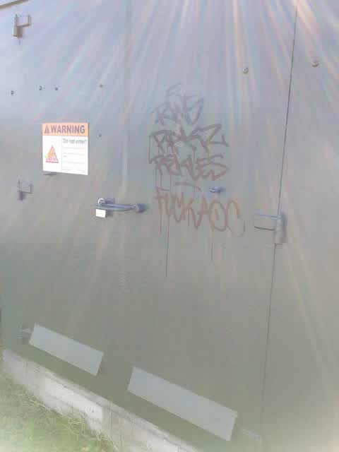 Graffiti, a report photo