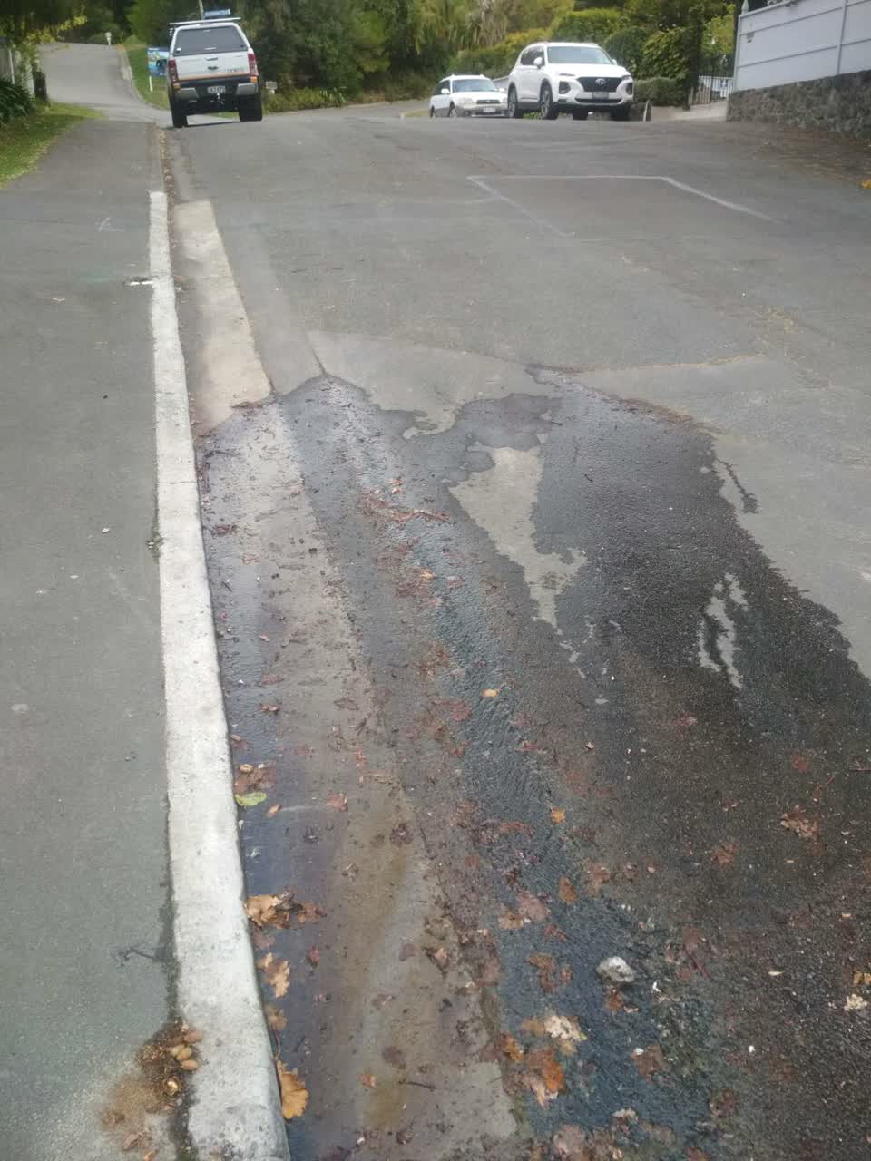 The photograph attached to this wastewater/stormwater report