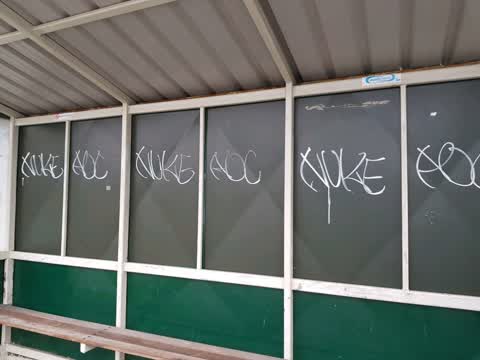 Graffiti, a report photo