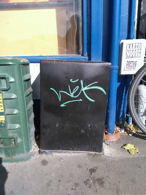 Graffiti — a report photo