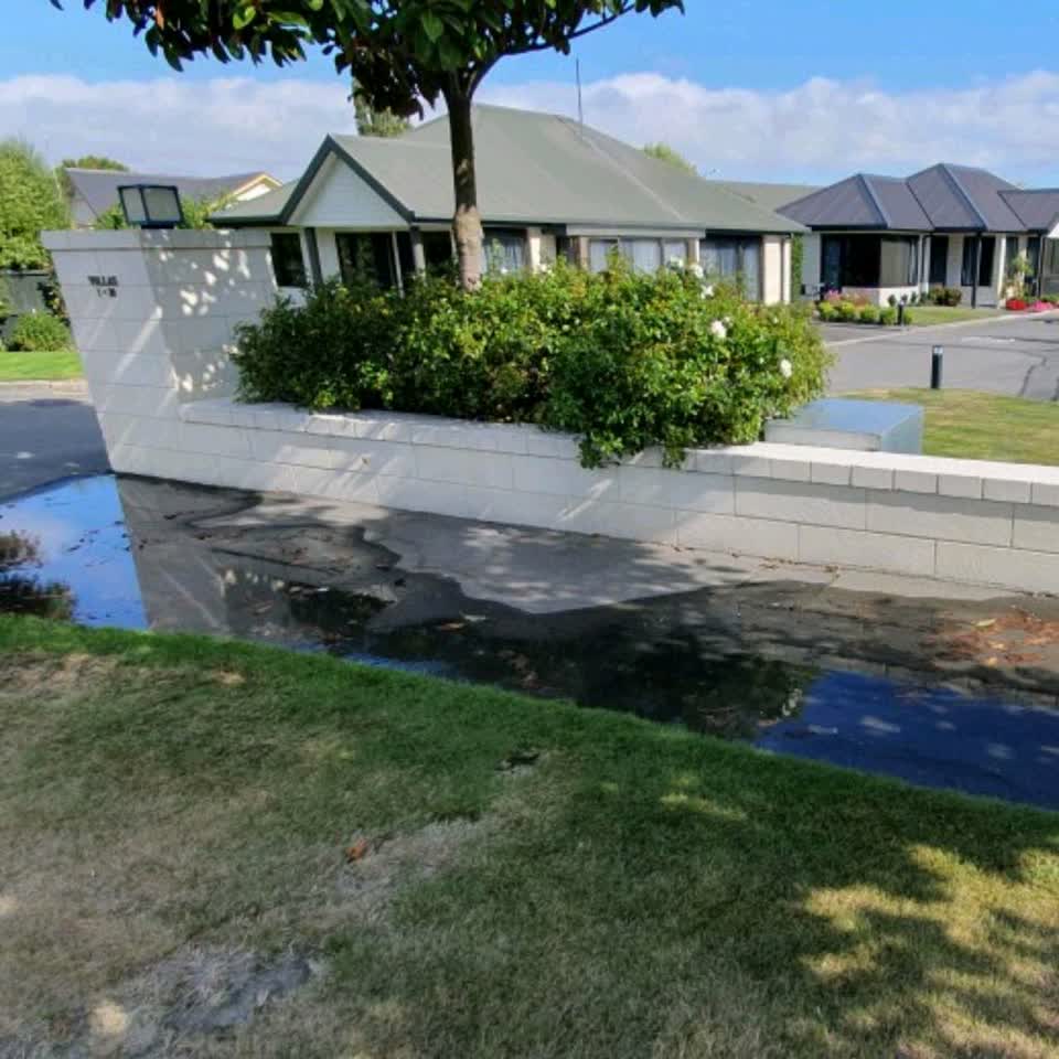 The photograph attached to this water supply report
