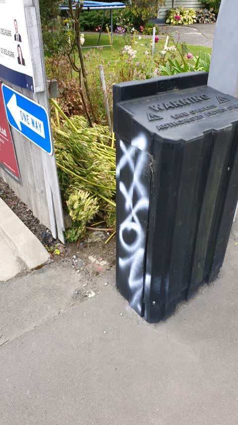 Graffiti, a report photo