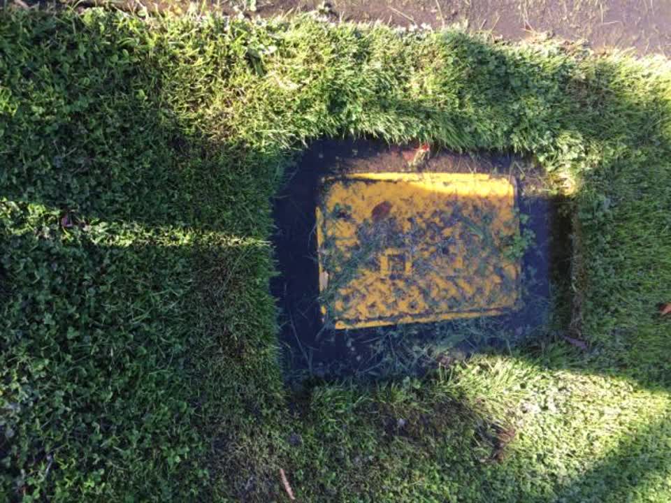 The photograph attached to this flooding report