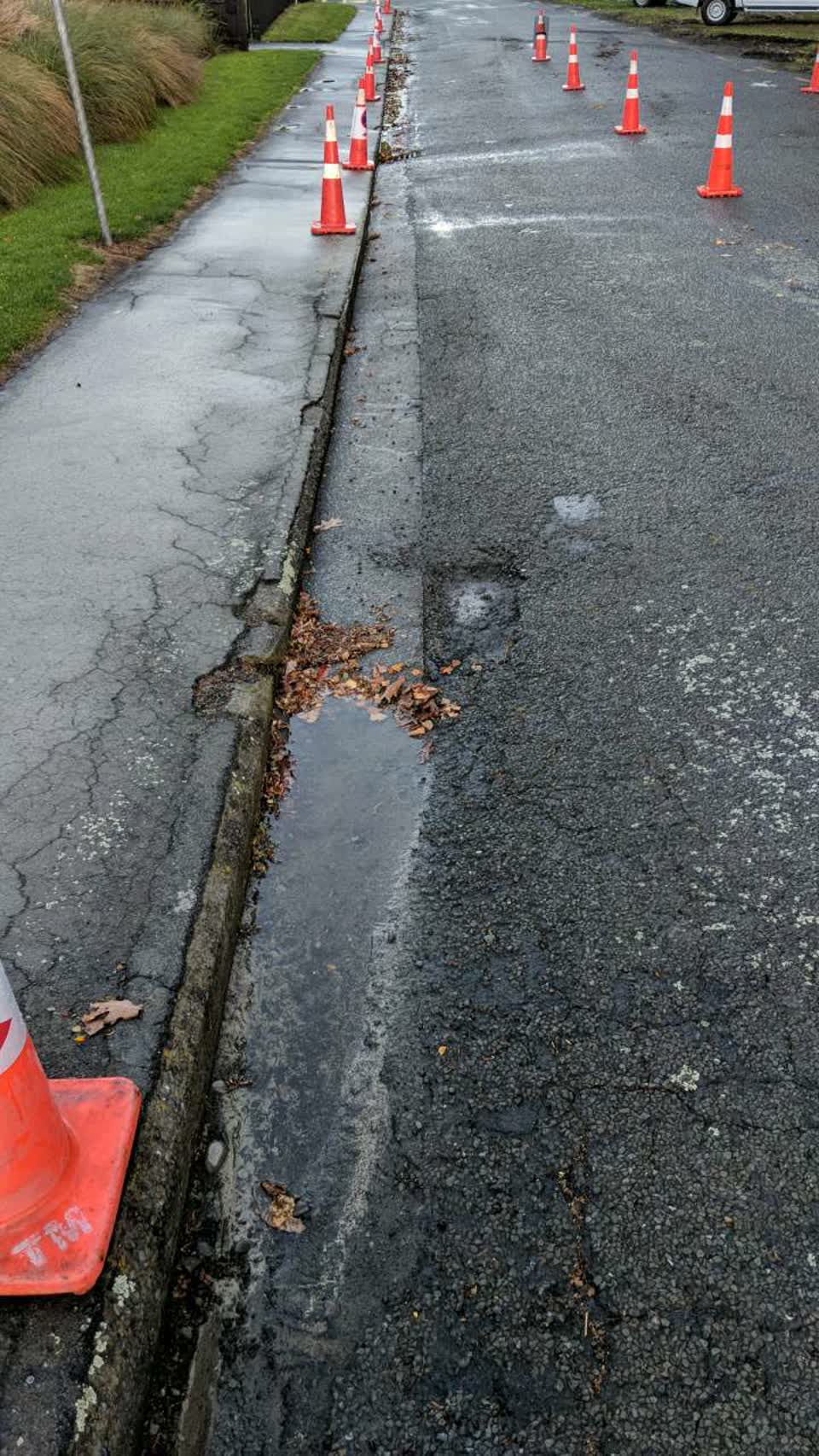The photograph attached to this wastewater/stormwater report