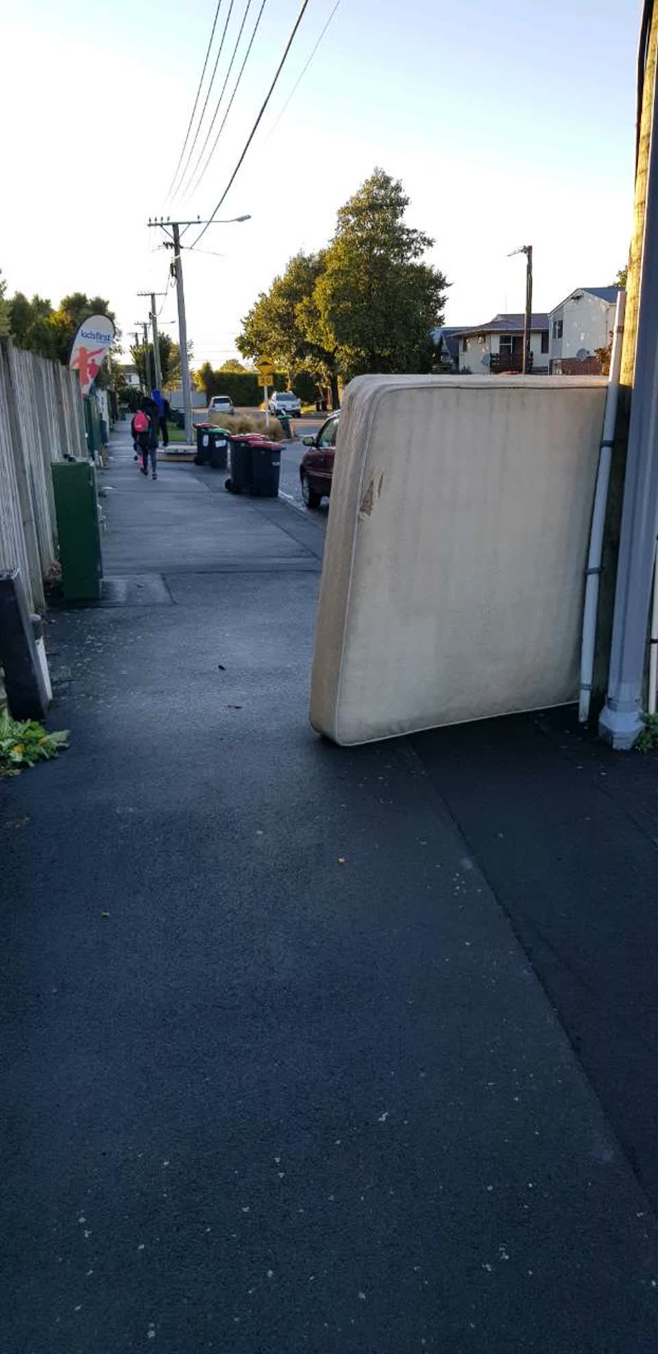 The photograph attached to this rubbish/recycling report