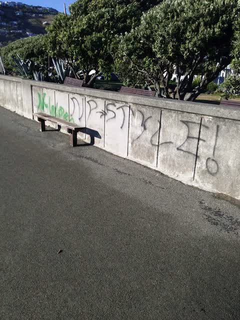 Graffiti, a report photo