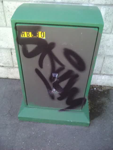 Graffiti, a report photo
