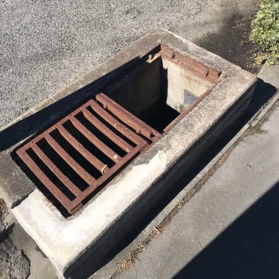 The photograph attached to this wastewater/stormwater report