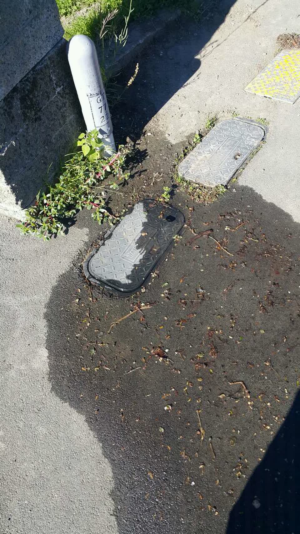 The photograph attached to this water supply report