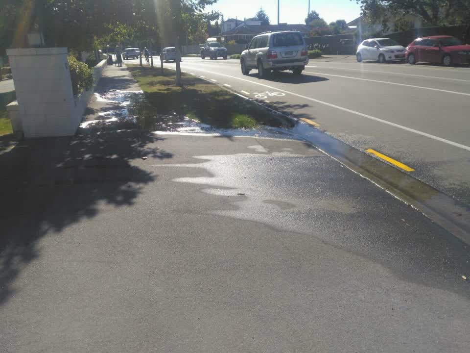 The photograph attached to this water supply report