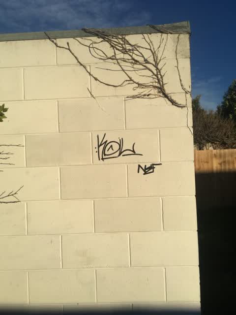Graffiti, a report photo