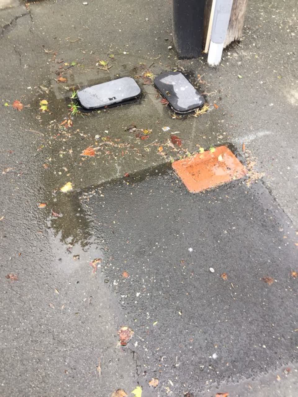 The photograph attached to this water supply report