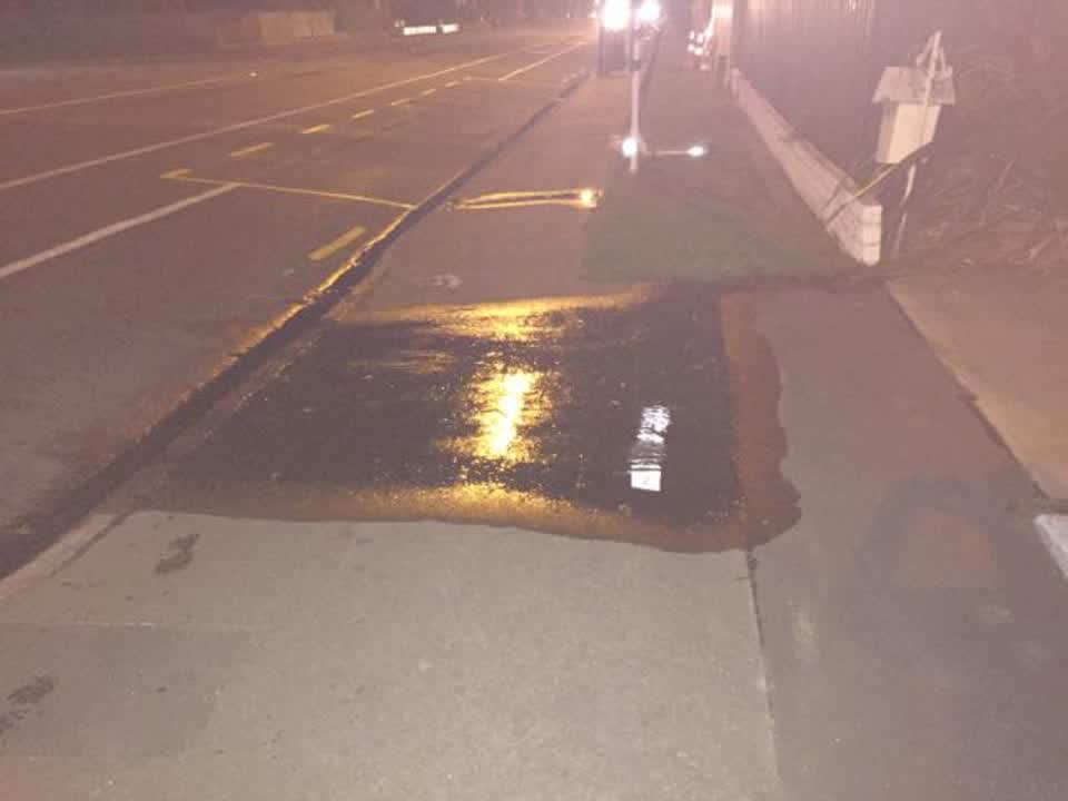 The photograph attached to this water supply report