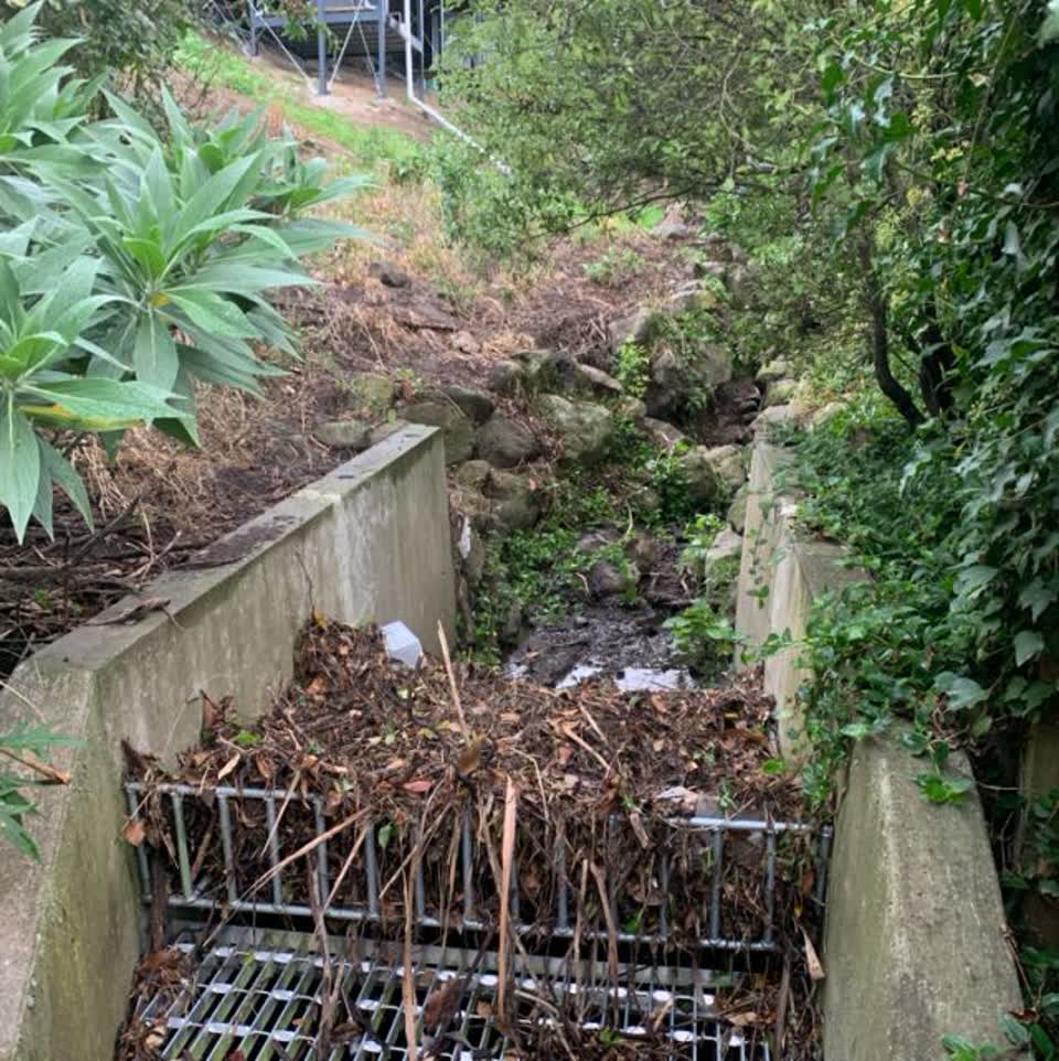 The photograph attached to this wastewater/stormwater report