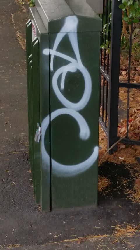 Graffiti, a report photo