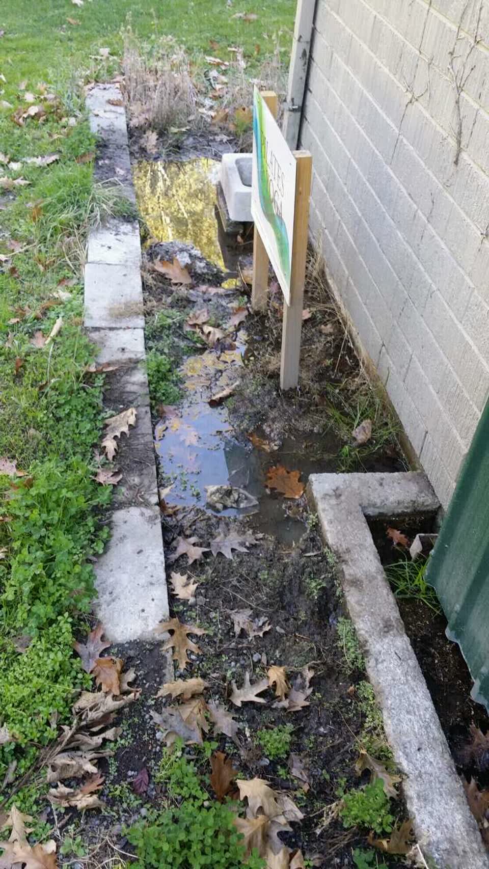 The photograph attached to this water supply report
