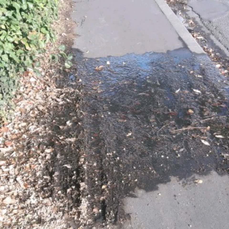 The photograph attached to this water supply report