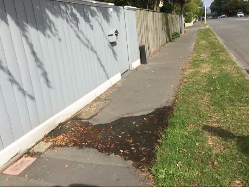 The photograph attached to this wastewater/stormwater report