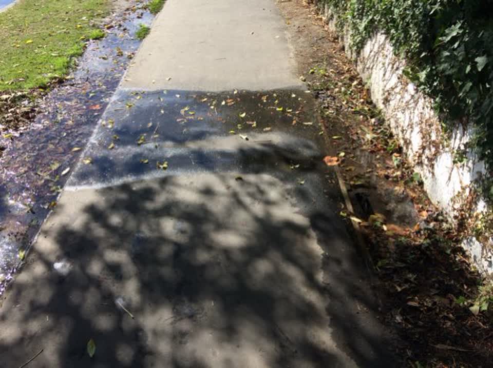 The photograph attached to this water supply report