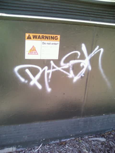 Graffiti, a report photo