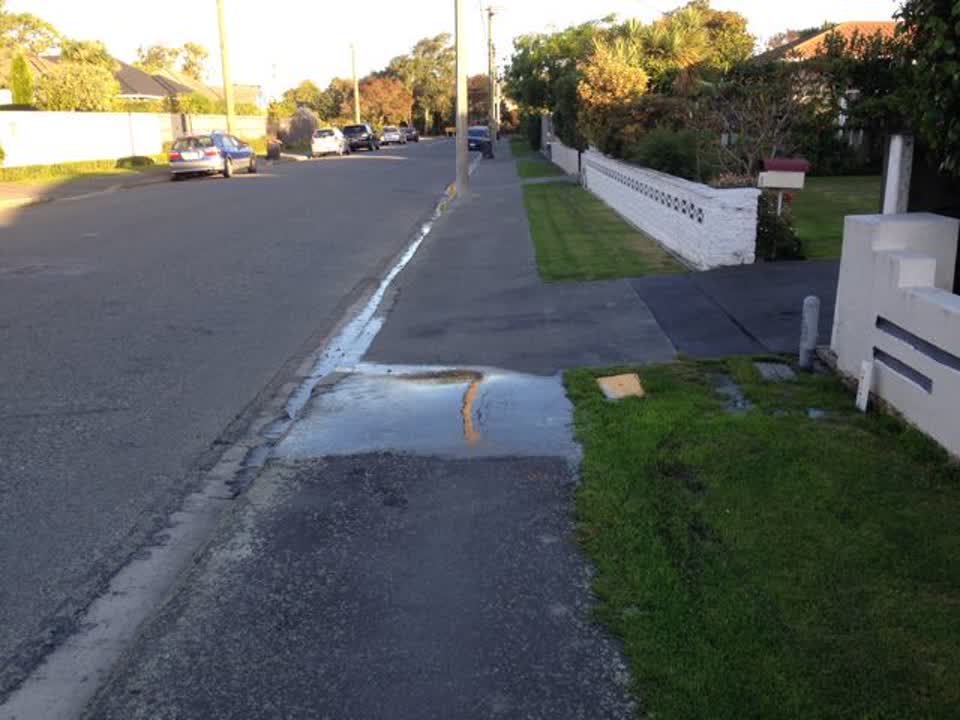 The photograph attached to this water supply report