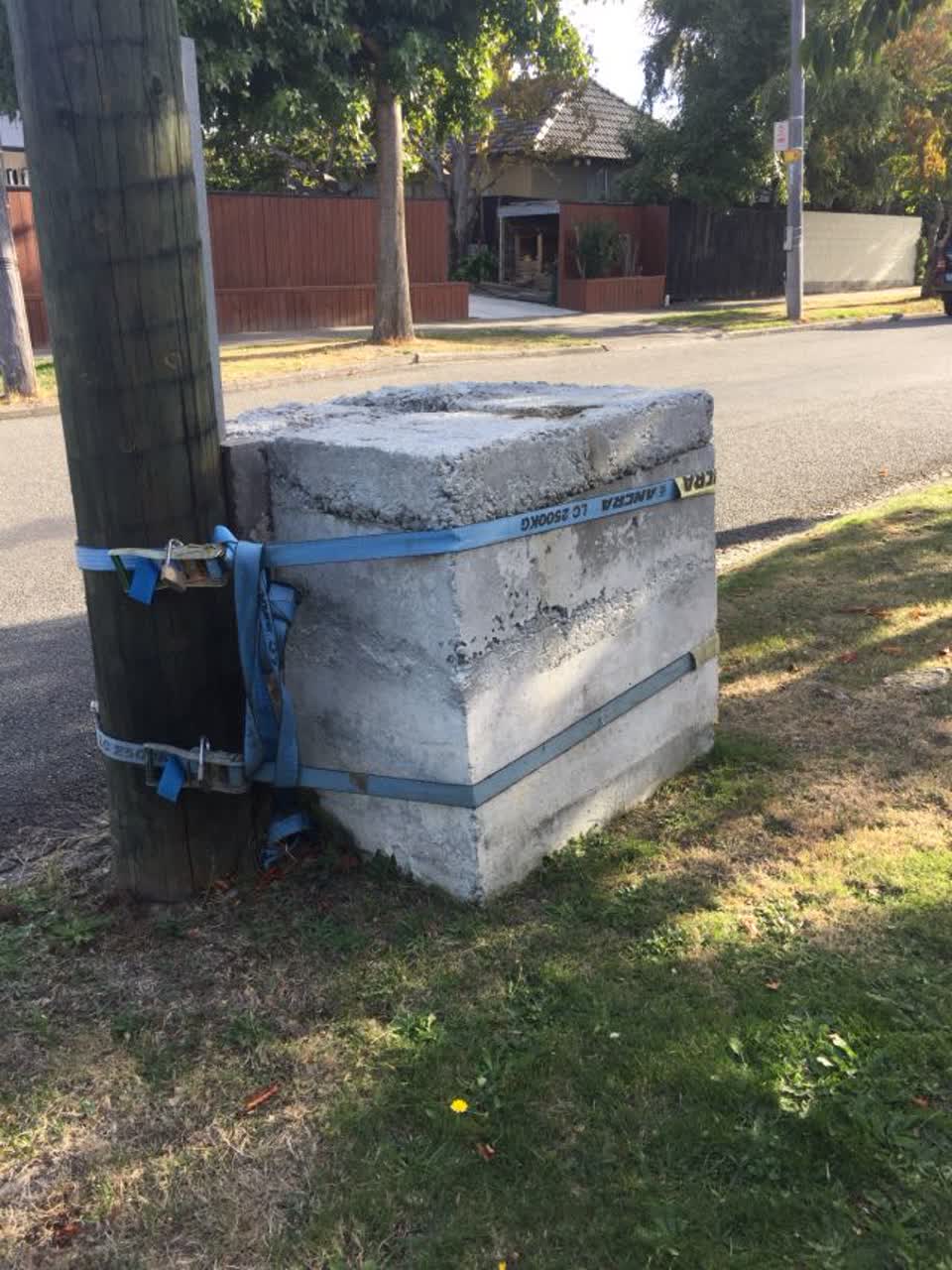 The photograph attached to this wastewater/stormwater report