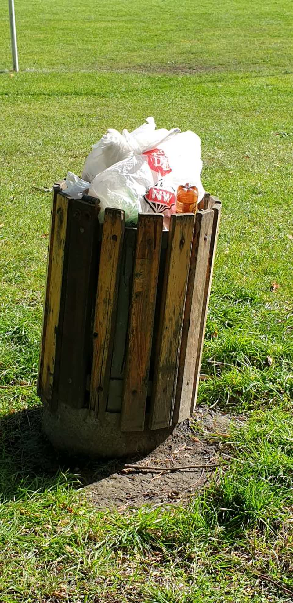 The photograph attached to this parks report