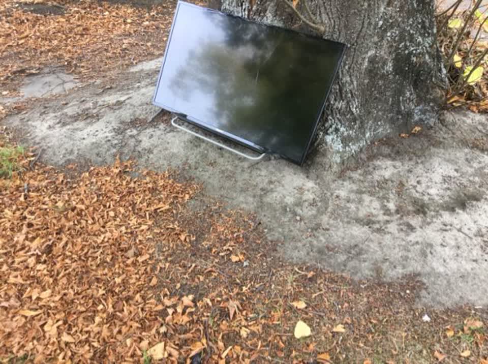 The photograph attached to this rubbish/recycling report