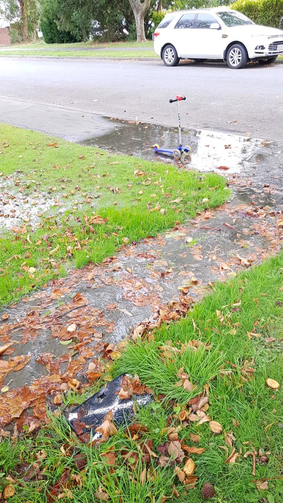 The photograph attached to this water supply report