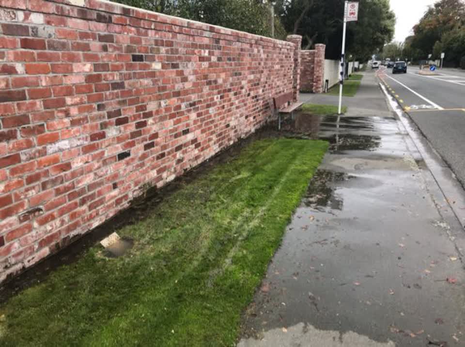 The photograph attached to this water supply report