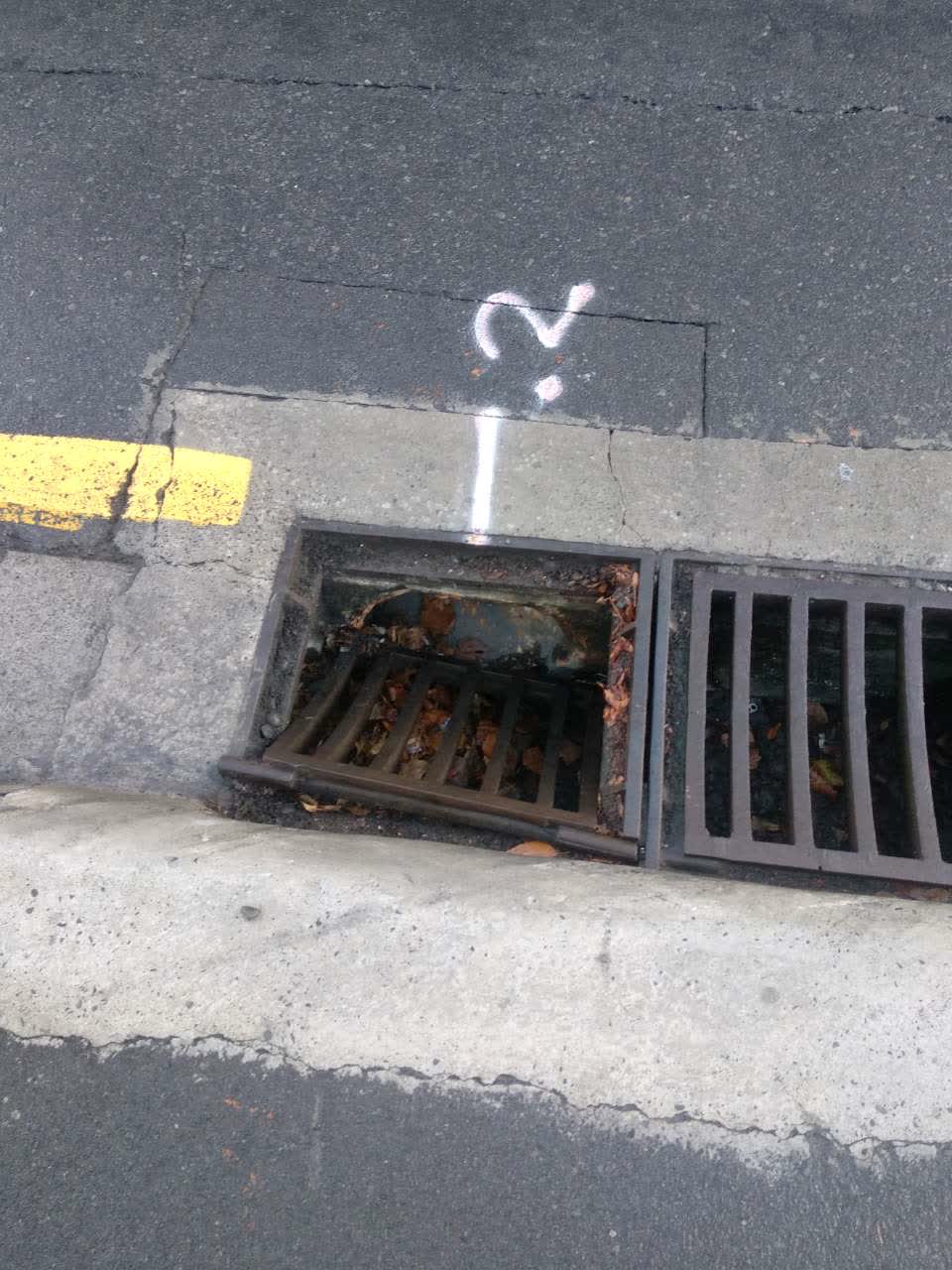 The photograph attached to this wastewater/stormwater report