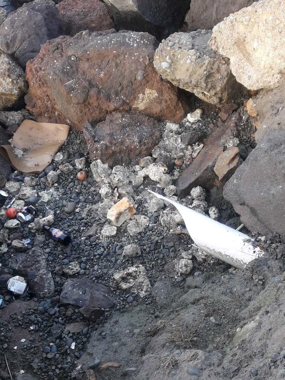 The photograph attached to this wastewater/stormwater report