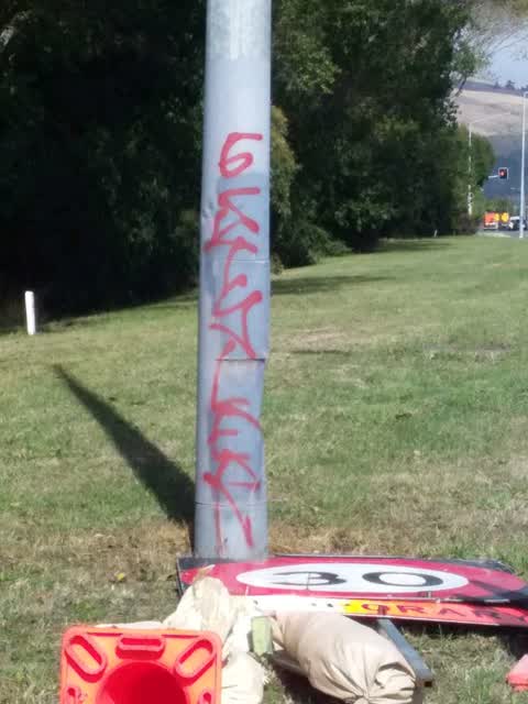 Graffiti, a report photo