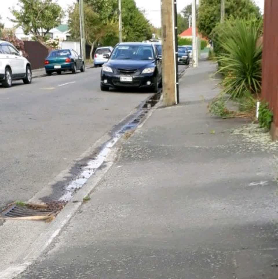 The photograph attached to this wastewater/stormwater report
