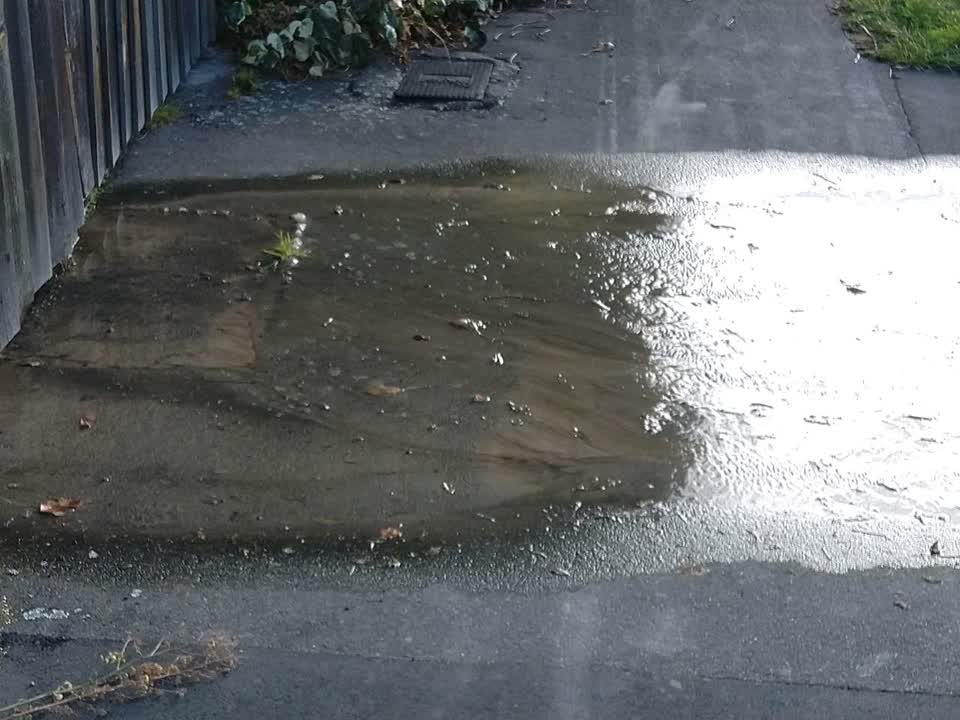 The photograph attached to this wastewater/stormwater report