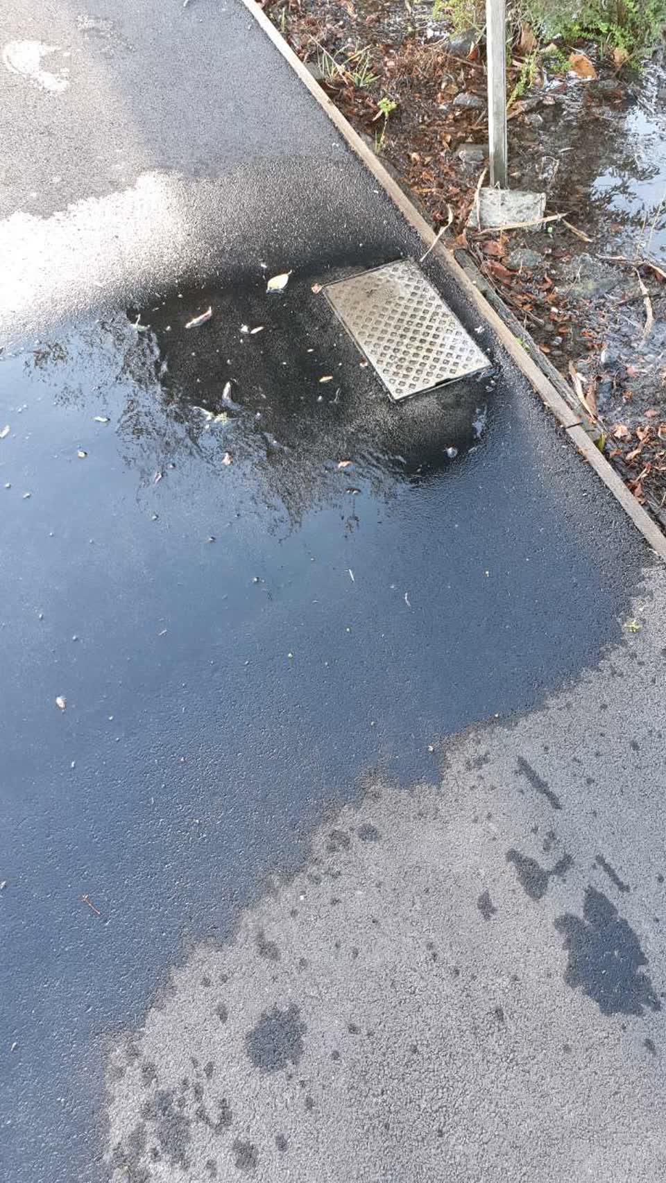 The photograph attached to this water supply report