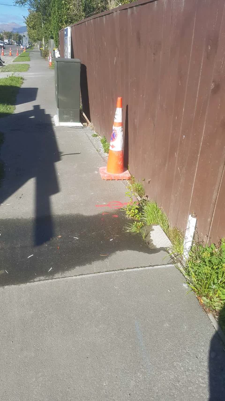 The photograph attached to this wastewater/stormwater report