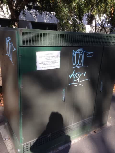 Graffiti, a report photo