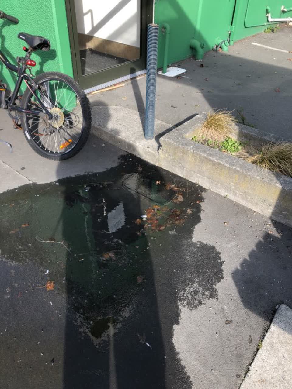 The photograph attached to this wastewater/stormwater report