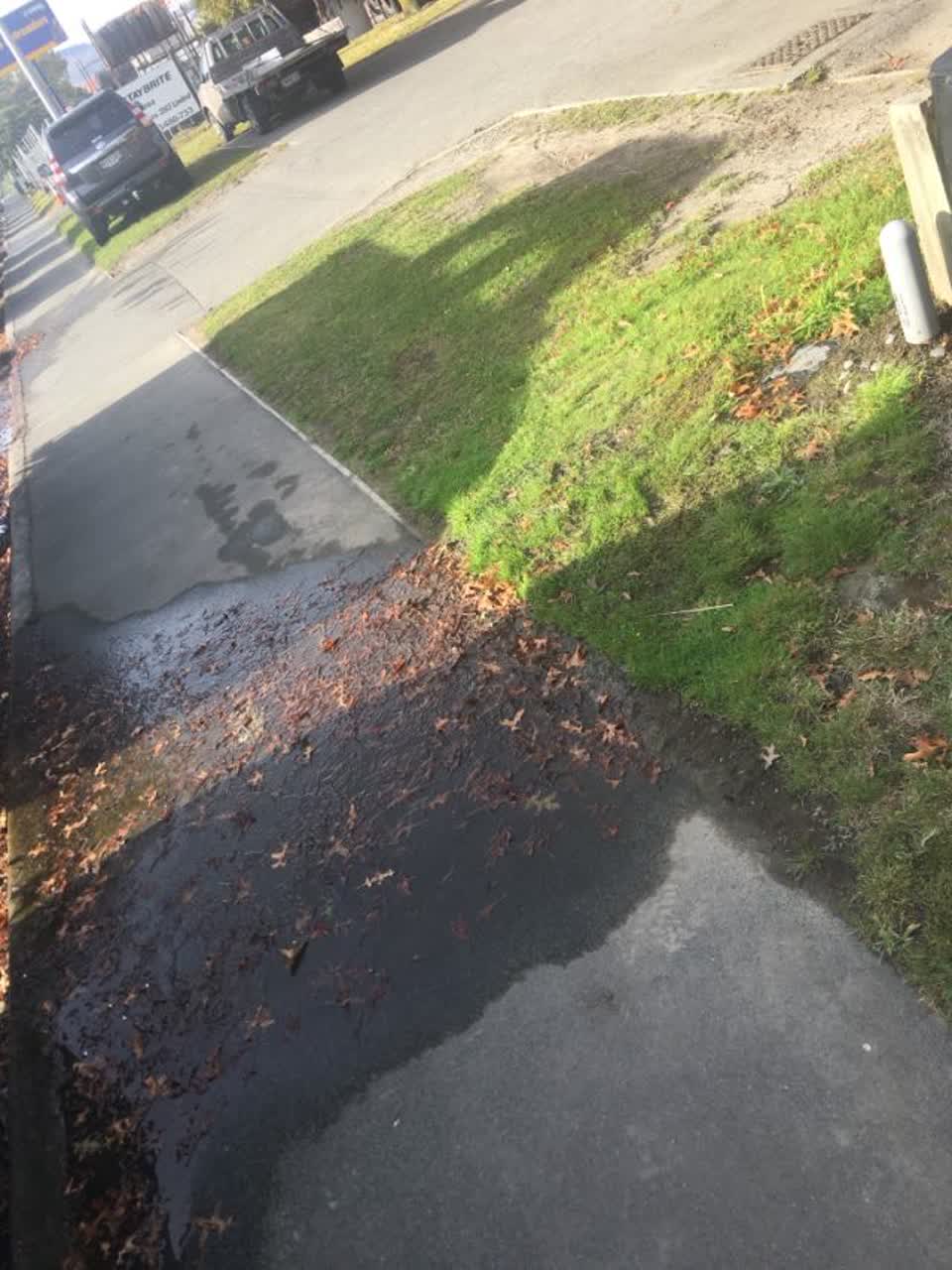 The photograph attached to this water supply report