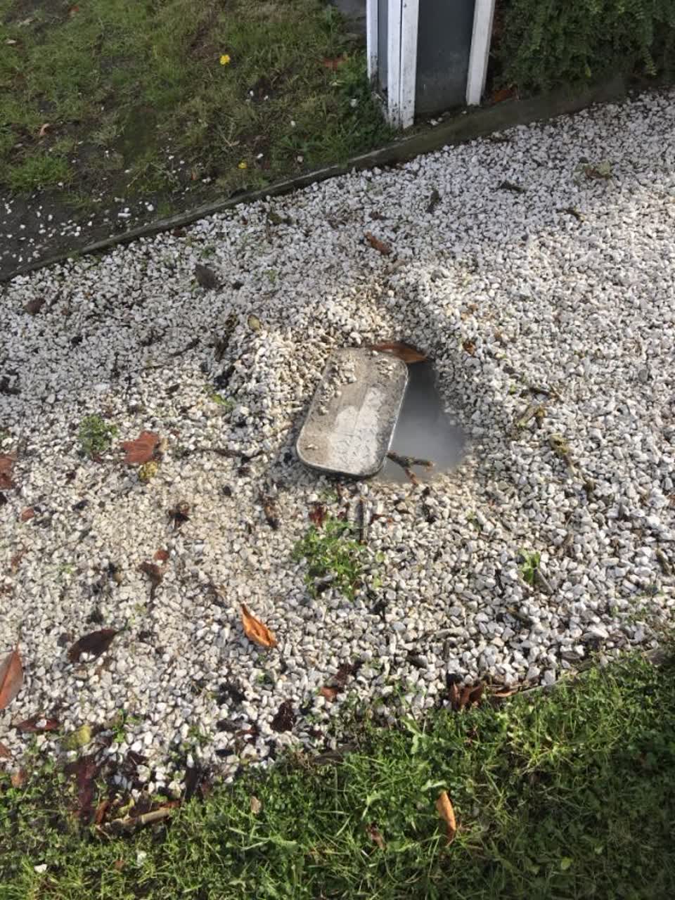 The photograph attached to this water supply report