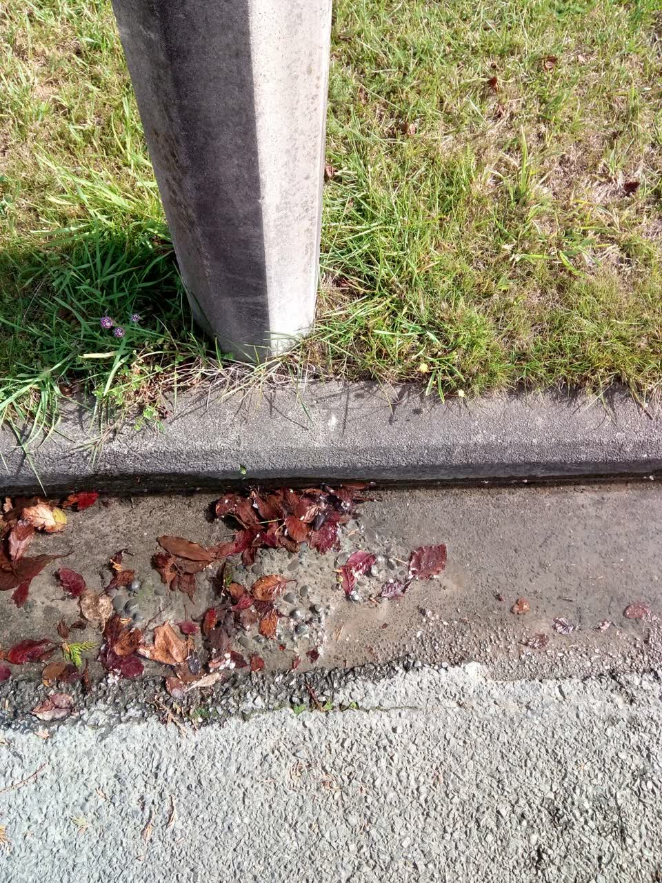 The photograph attached to this wastewater/stormwater report